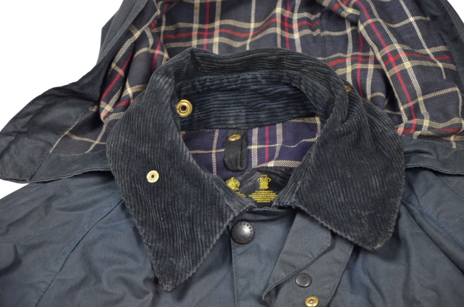 Barbour Bedale Jacket Multipocket Vintage 89 Wax Blue A105 England Size C38/97cm