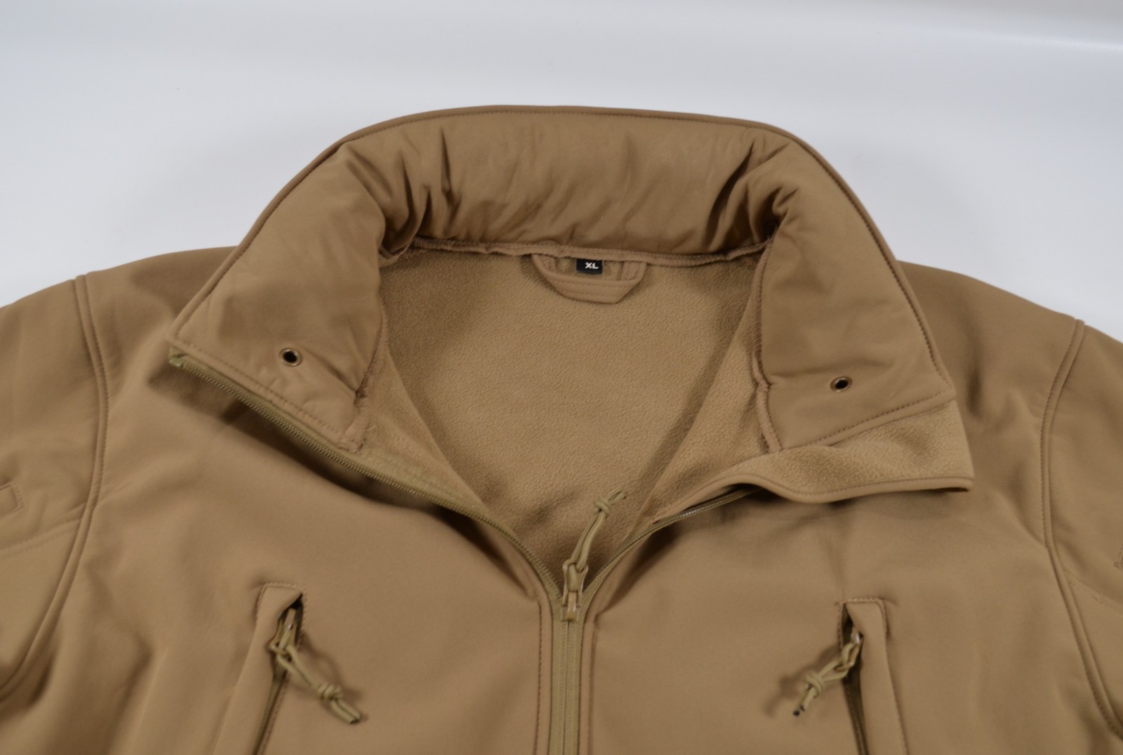 Rothco CCW Concealed Carry Soft Shell Tan Jacket Mens XL Tactical Pockets