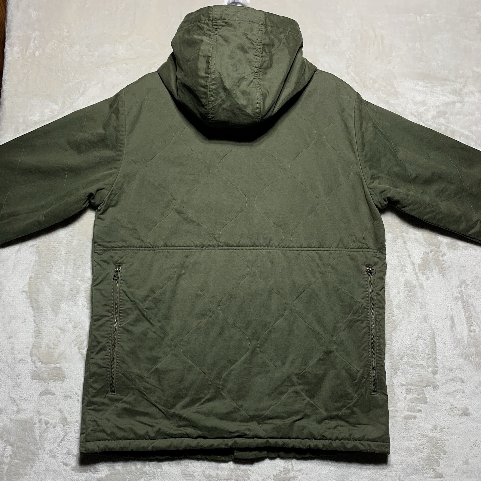 Flint And Tinder Caliber Parka Jacket Men’s M Olive Corduroy Military Huckberry