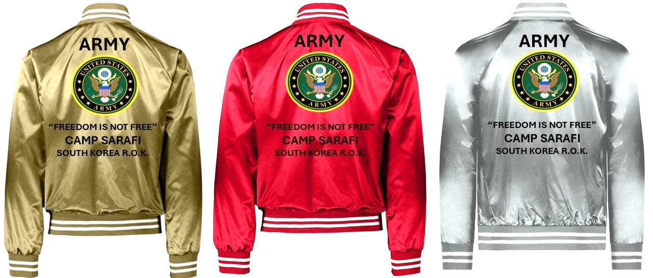 ARMY* FITZSIMONS ARMY MEDICAL CENTER-CO *SATIN JACKET*ARMY OFFICIAL LICENSE