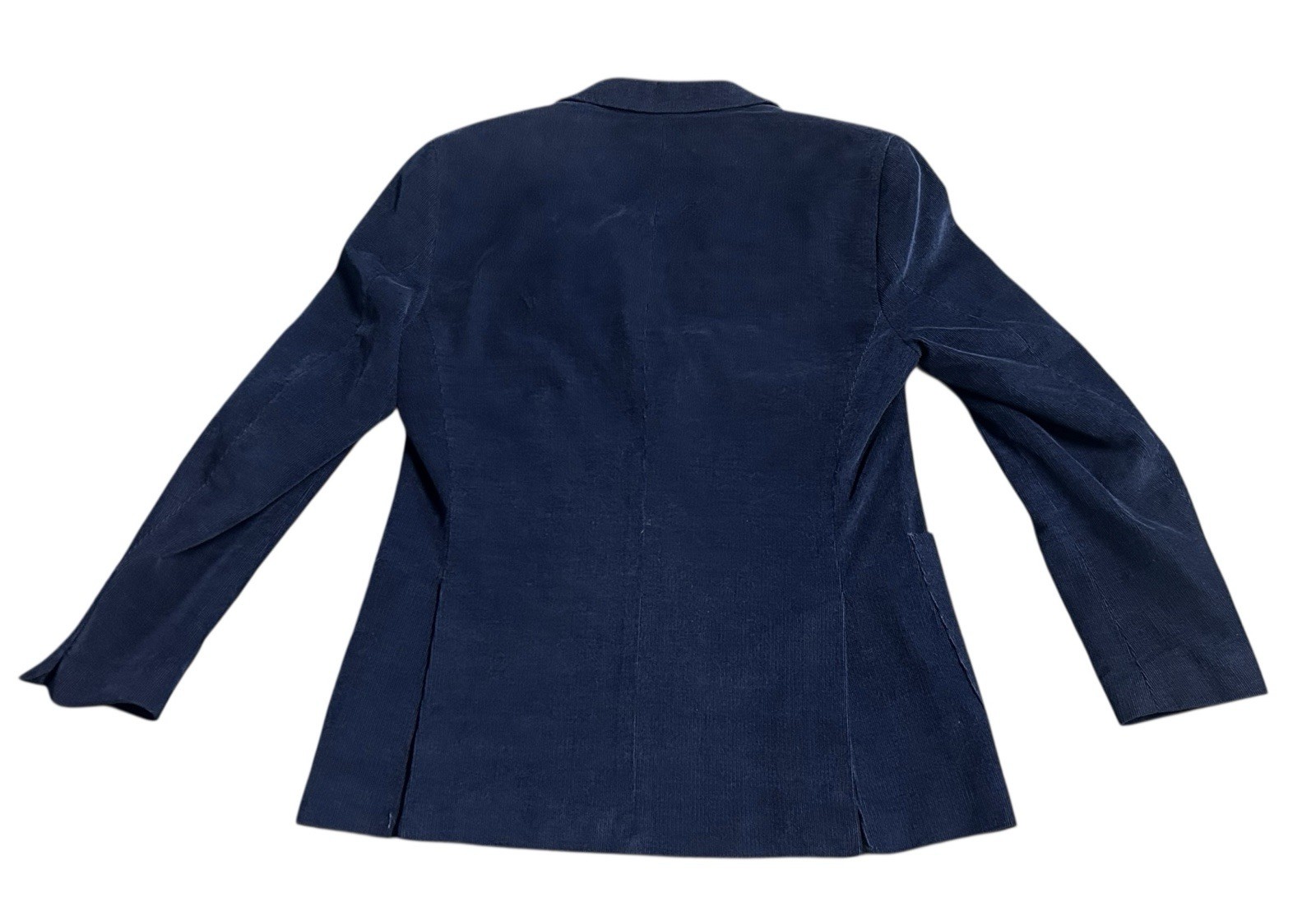 TailorByrd Blazer Mens 38 R Sports Coat Jacket Blue Two Button Corduroy Pockets
