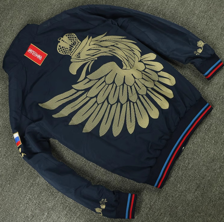Men Bosco Sport Russian National Team Kit Forward Russia Sports Jacket A1