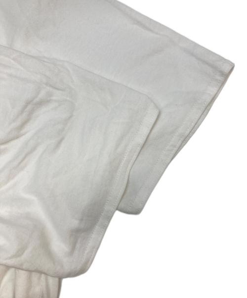 CELERI Women’s White Cotton Puff T-Shirt, Relaxed Fit, Short Sleeve