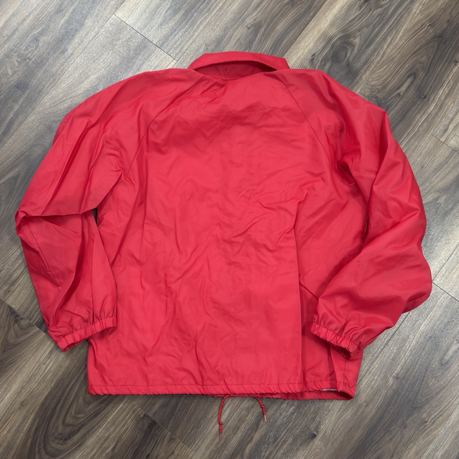 Vintage United States Marine Corps Windbreaker Jacket Embroidered Large Made USA