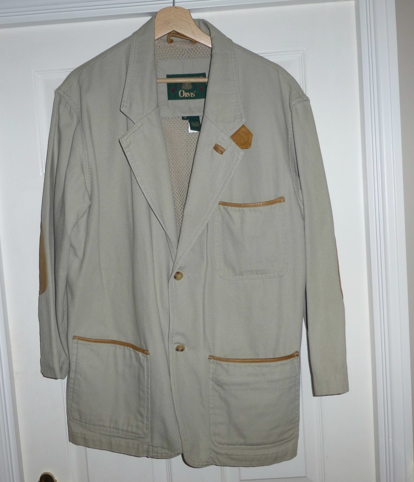 CLASSIC ORVIS ZAMBEZI JACKET in TAUPE , US size MEDIUM ( Large UK ? ) UK SELLER