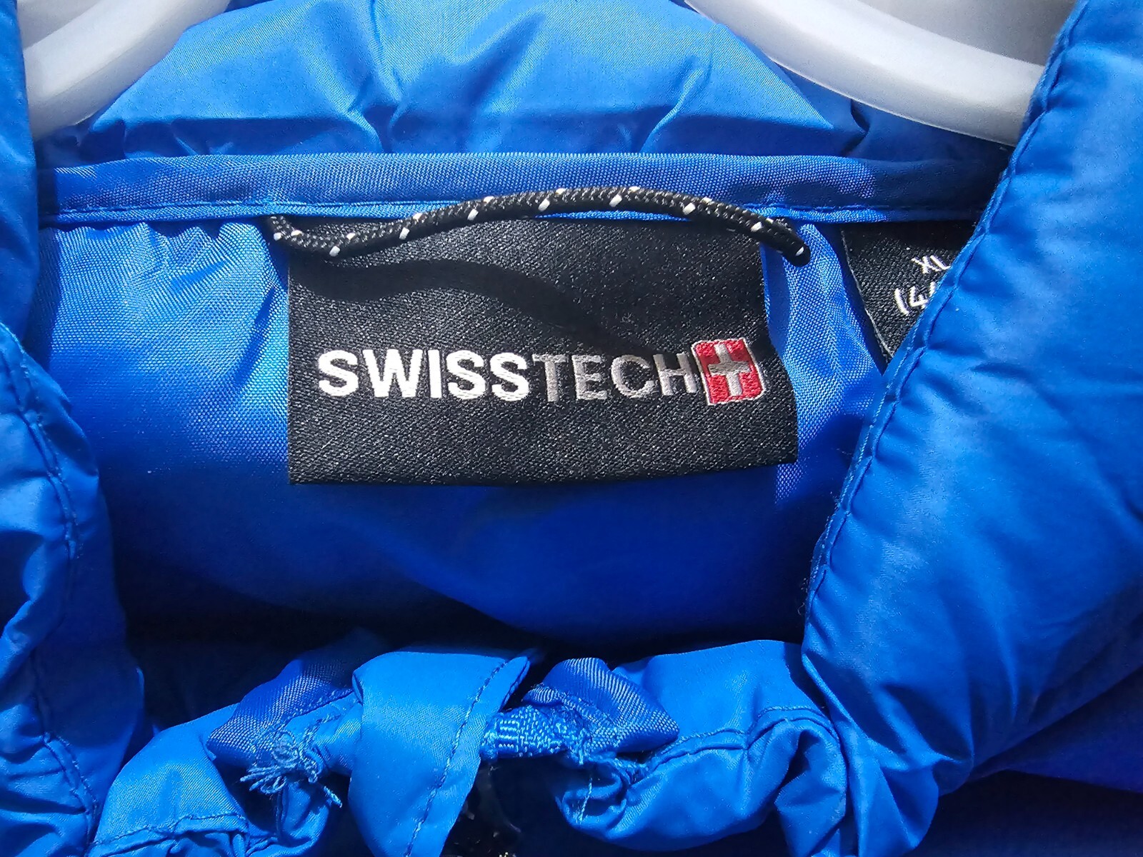 Swiss Tech Mens Puffer Vest Blue Performance Gear Size L, XL, 2XL, 3XL Zip Front