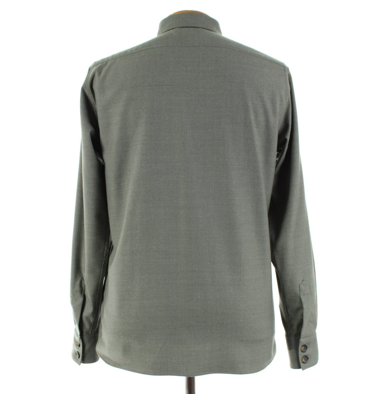 Tintoria Mattei NWT Wool Blend Overshirt Size 40 / 15.75 In Solid Green