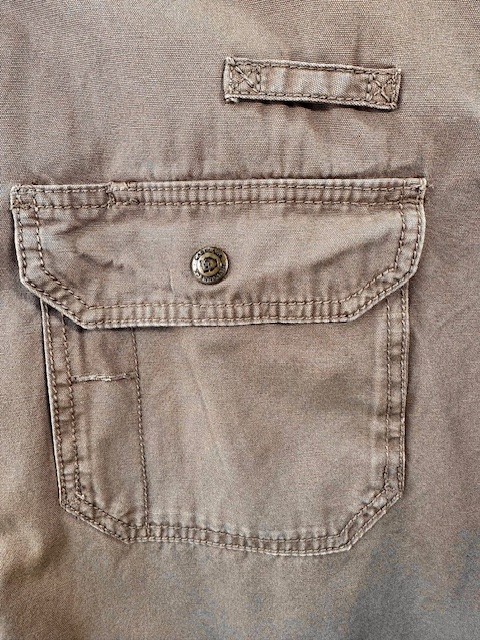 Custom Embroidered Deer Buck Cabelas Brown Plaid Flannel Lined Shirt Shacket 2XL