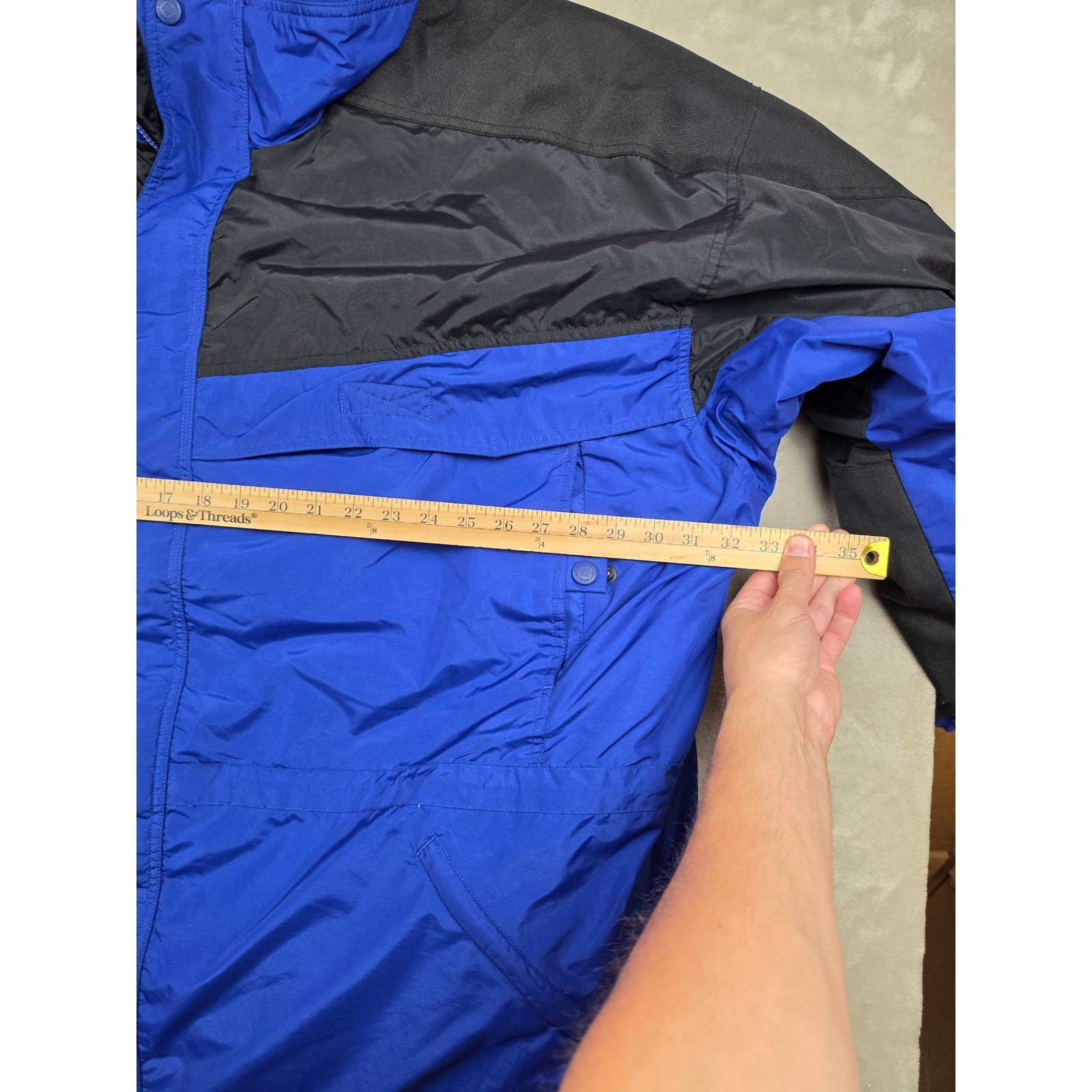 Columbia Insulated Coat Jacket Mens 4XL Blue XS5172 Full Zip Outdoor Hiking