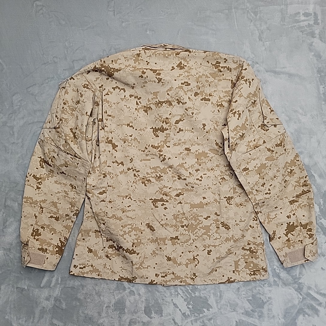 Military Combat Tactical MARPAT Shirt Mens Medium Desert Digital Camo Propper