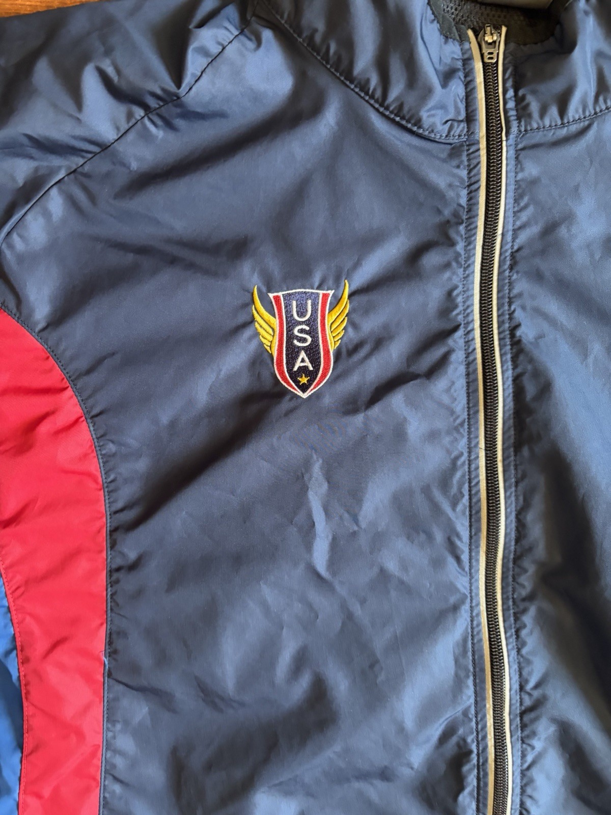 Vintage Nike USA Track & Field Olympics windbreaker size 3XL