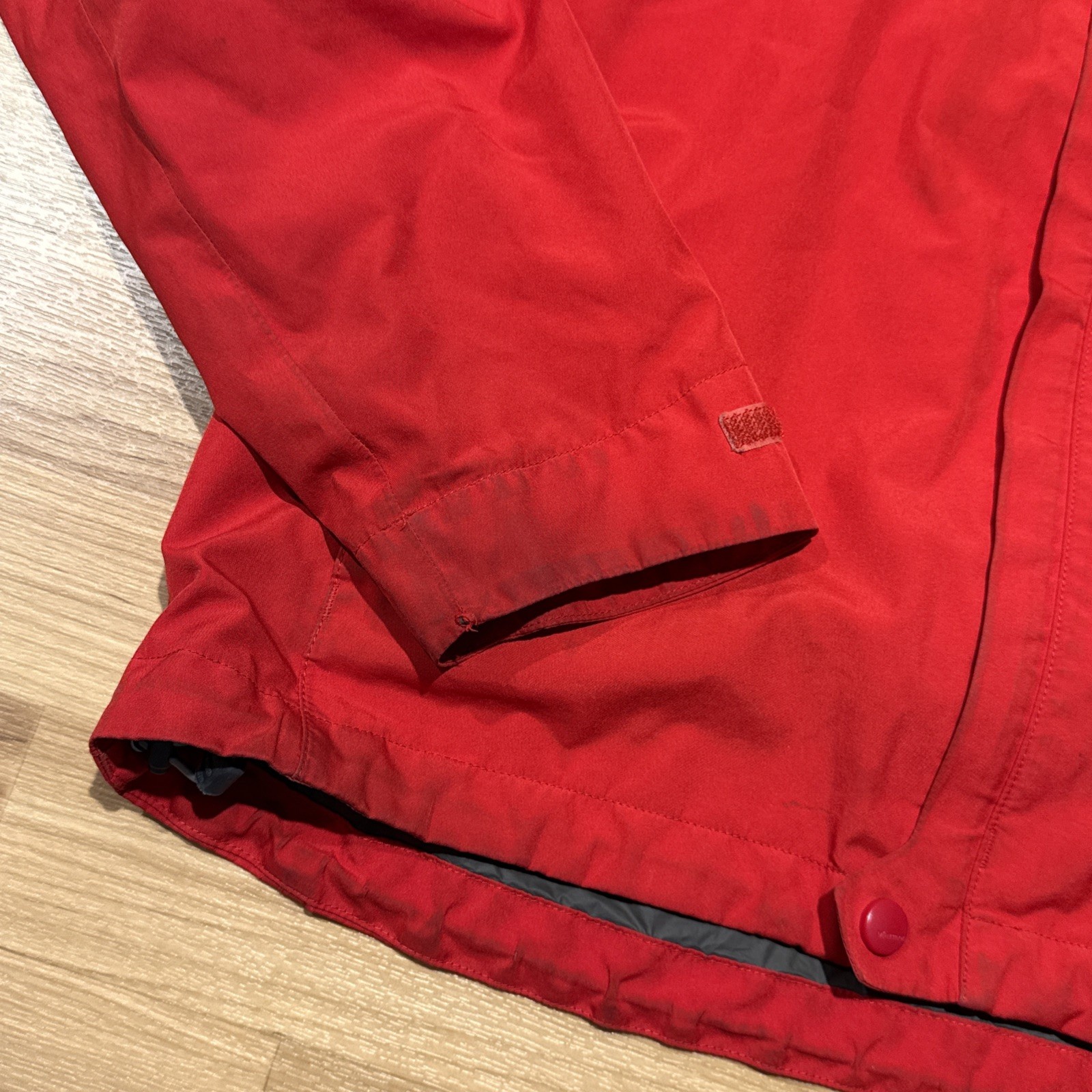 MARMOT Minimalist Gore-Tex Mens S/P Rain Parka/Jacket Red