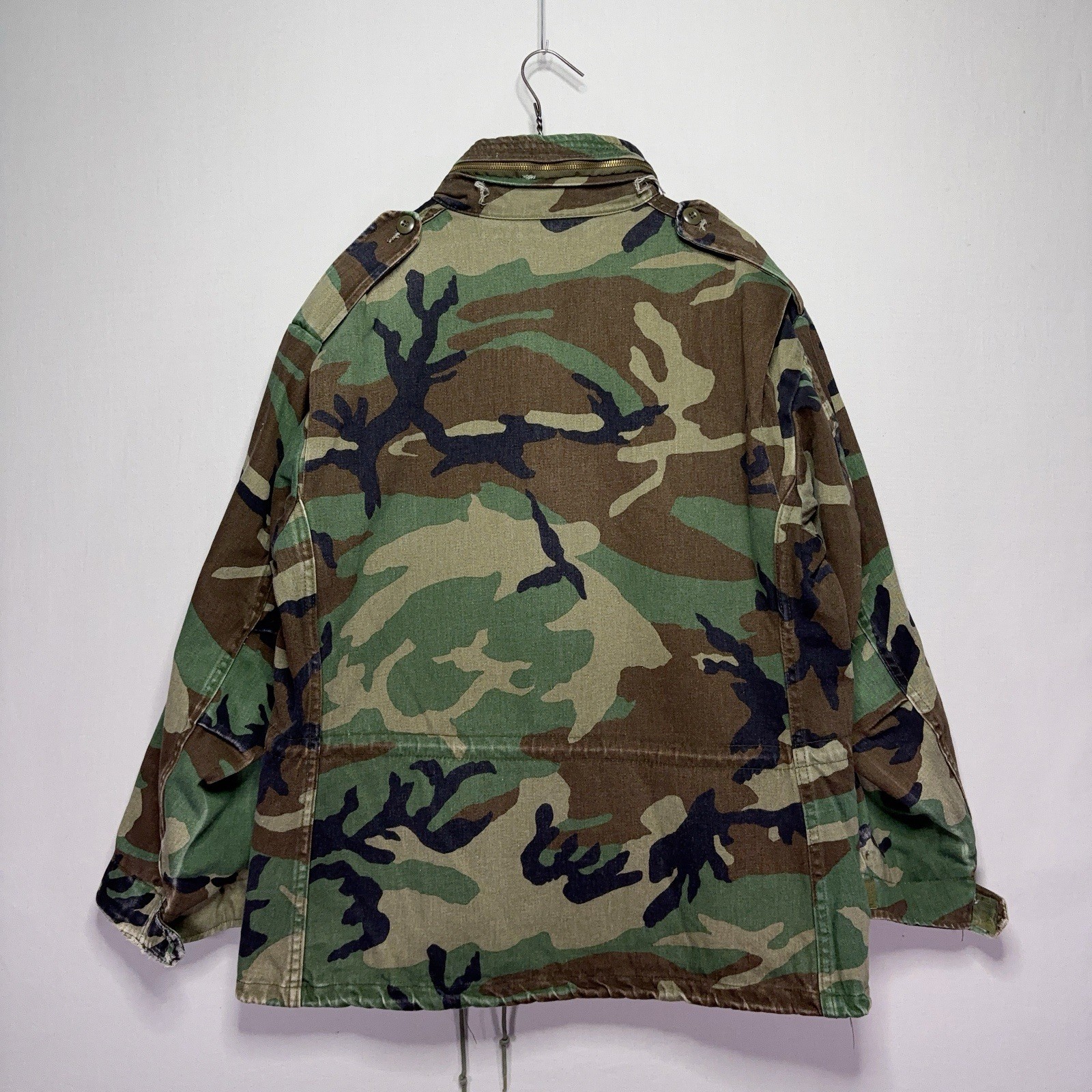 VTG M65 Field Jacket – Woodland Camo – United States Army – US MADE – LARGE