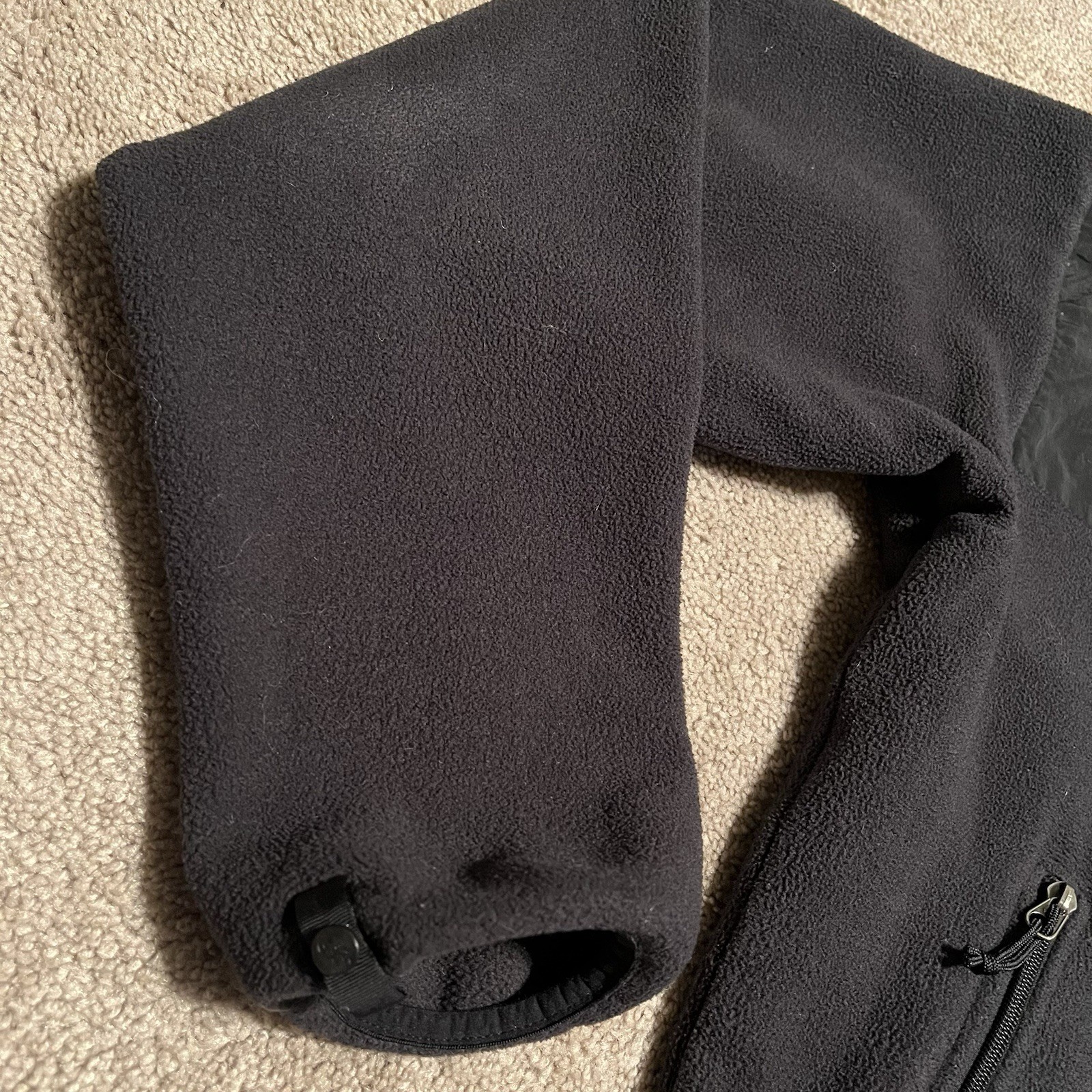 The North Face Denali Fleece Jacket M Black Zip Midweight Unisex Adults