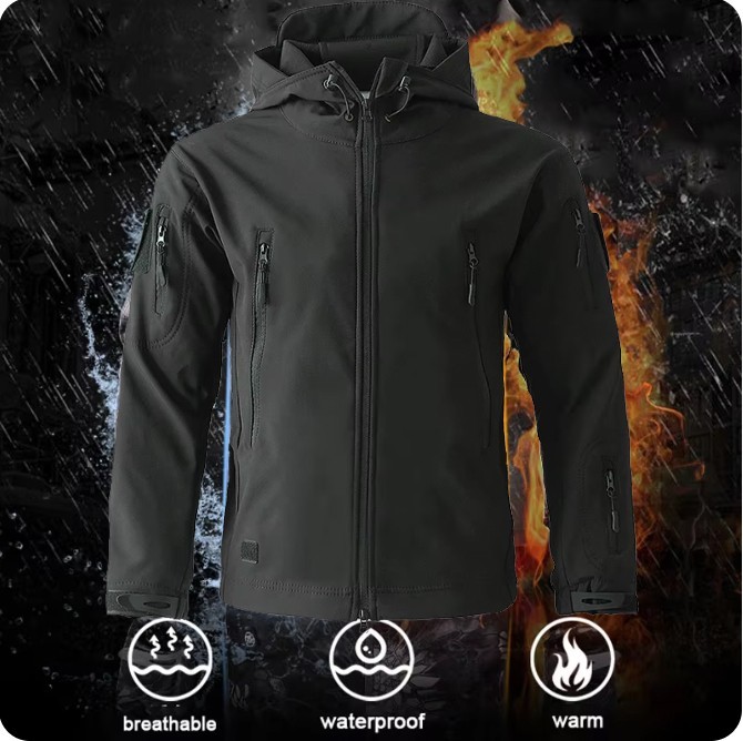 Men’s Casual Padded Jacket Winter Warm Hooded Soft Comfort Coat Thick Jacket Top