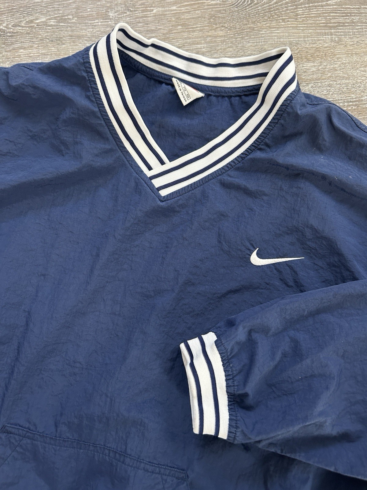 Vintage 90s Nike Windbreaker Jacket V Neck Pullover Swoosh XXL Pullover Men’s