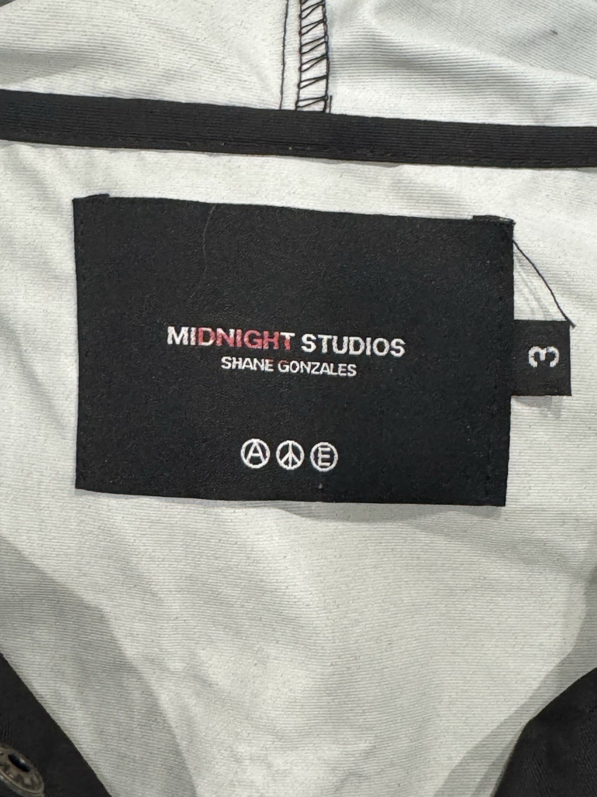 Midnight Studios Shane Gonzales 30 Days In LA Hooded Windbreaker Size 3/ Large