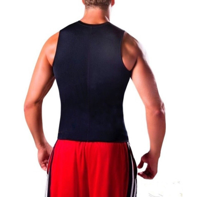 Mens Weight Loss Waist Trainer Vest Sauna Sweat Body Shaper Slimming Trimmer US