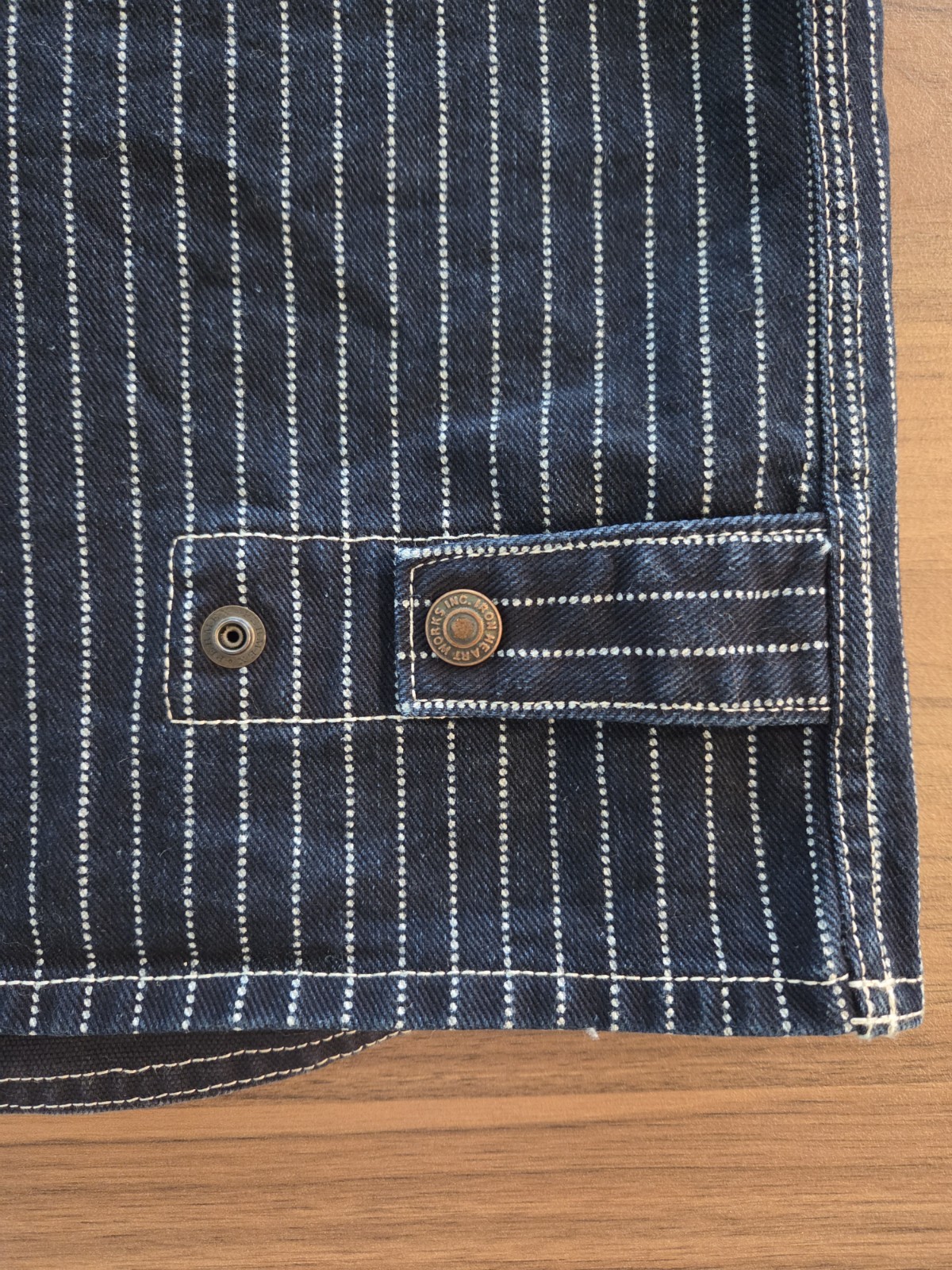 Iron Heart Wabash Indigo Hunting Vest, Size XXL, Made In JAPAN
