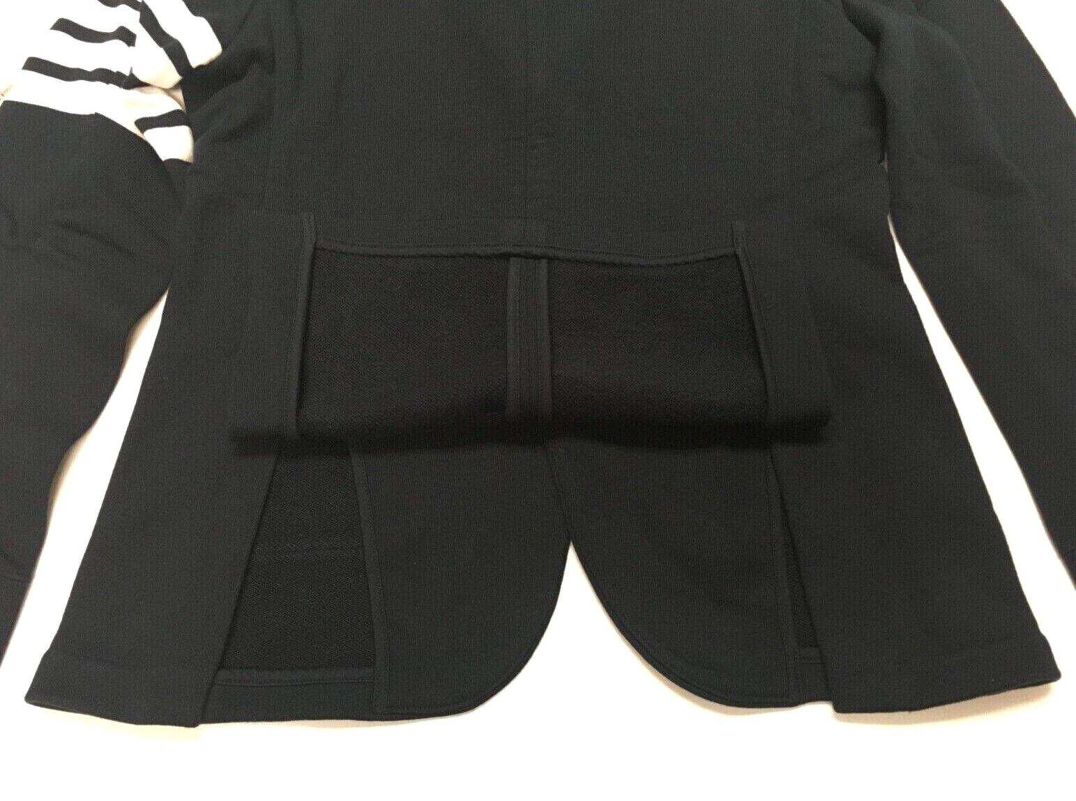 Thom Browne 4 Bar Striped Preppy Royal Hoodie Sport Coat Jacket Blazer Slim Fit