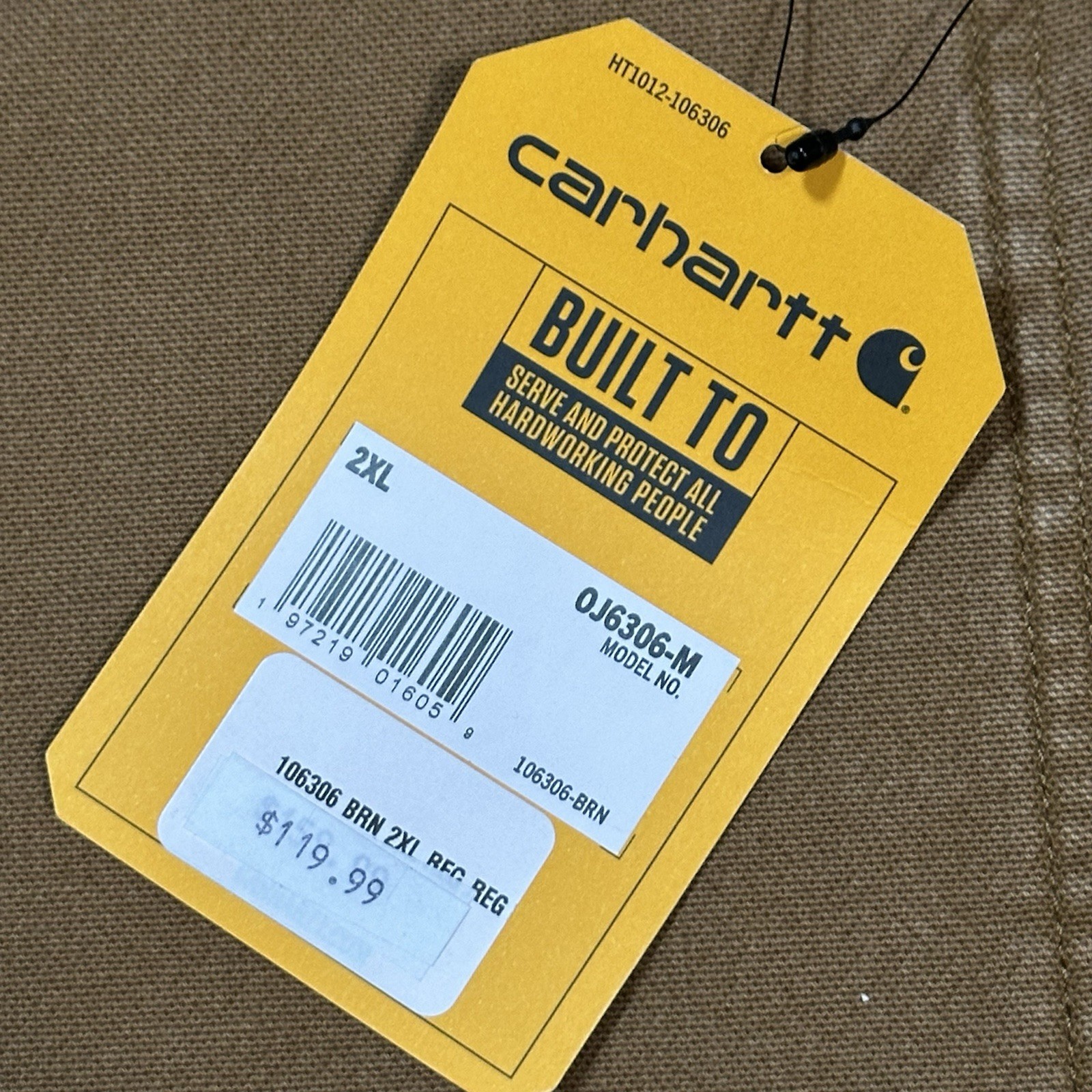 Carhartt Duck Detroit Rugged Flex 0J6306-M Workwear Jacket Men’s XXL Relaxed Fit
