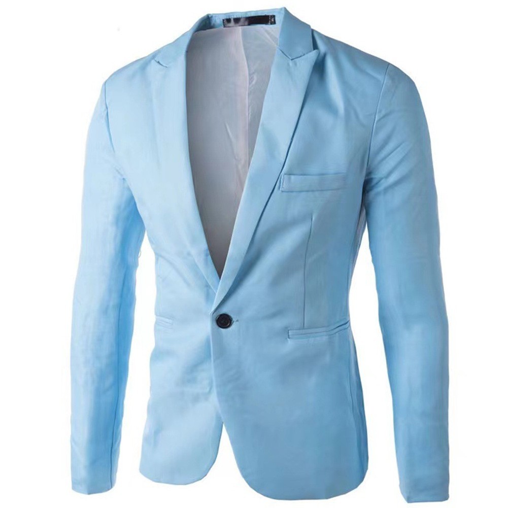 Mens for blazer Single-breasted Jacket Club Outfit Vacation Wear All-season Wear