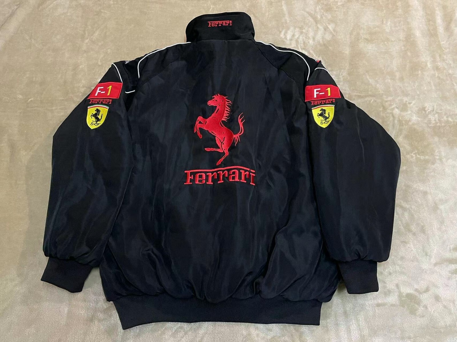 Formula One F-1 Sports Costume Warm Winter Ferrari Motorcycle Jacket Racing Team