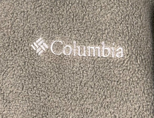 Columbia Steens Mountain Fleece Jacket Mens Sz Lg Olive Green Full Zip & Pockets