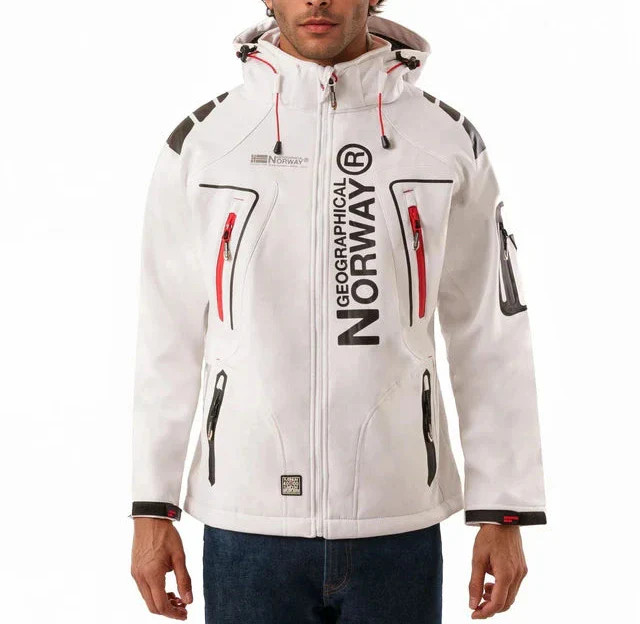 Geographical Norway Jacket Winter Jacket Men Polyester White