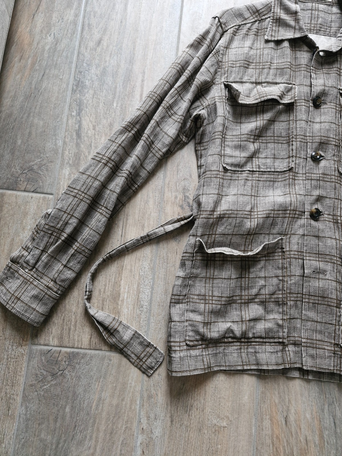 FIELD JACKET BRIDLE SIZE 50 100% LINEN
