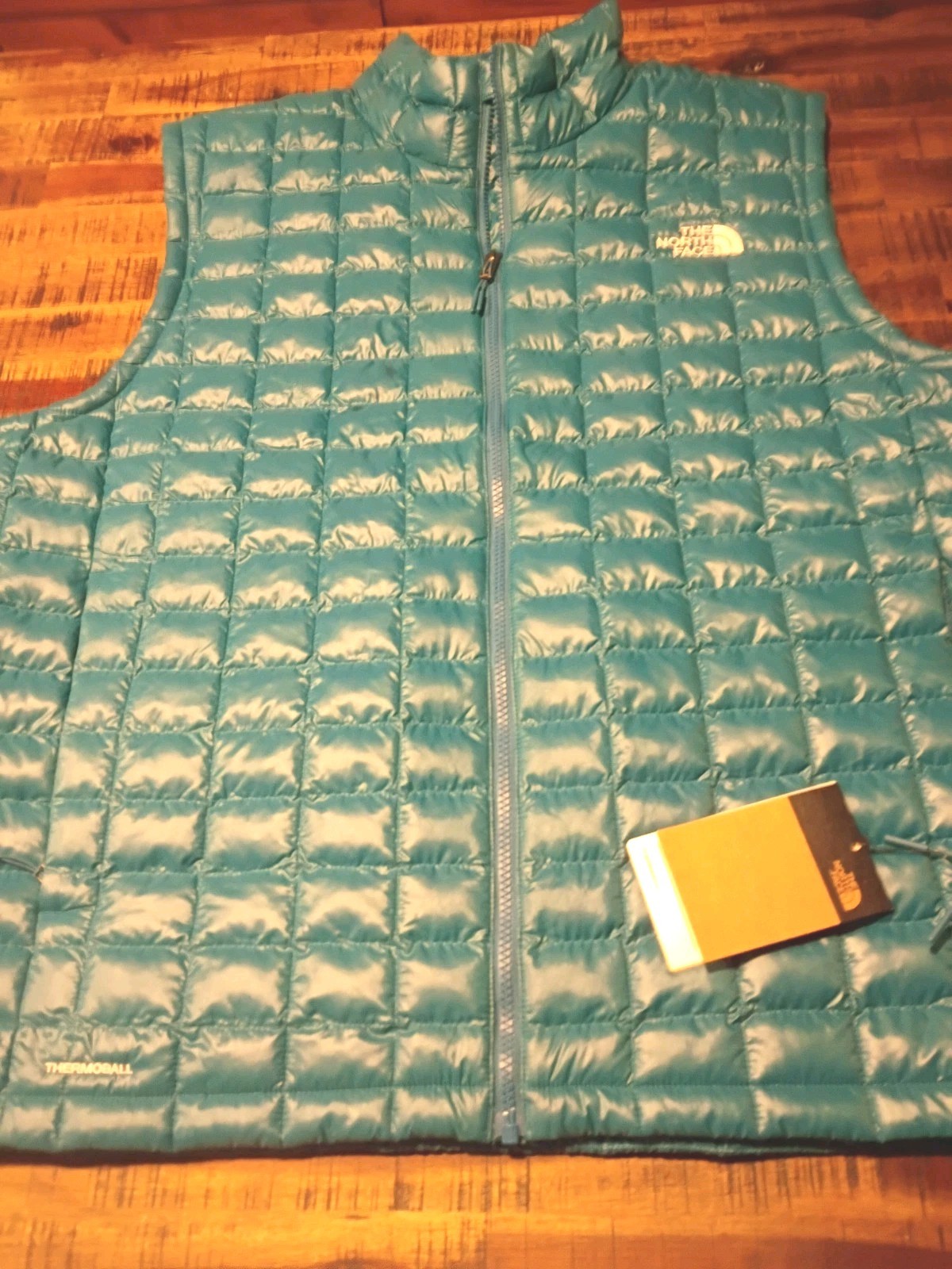 Mens The North Face Thermoball Trekker Vest Dusk Blue Sz XXL