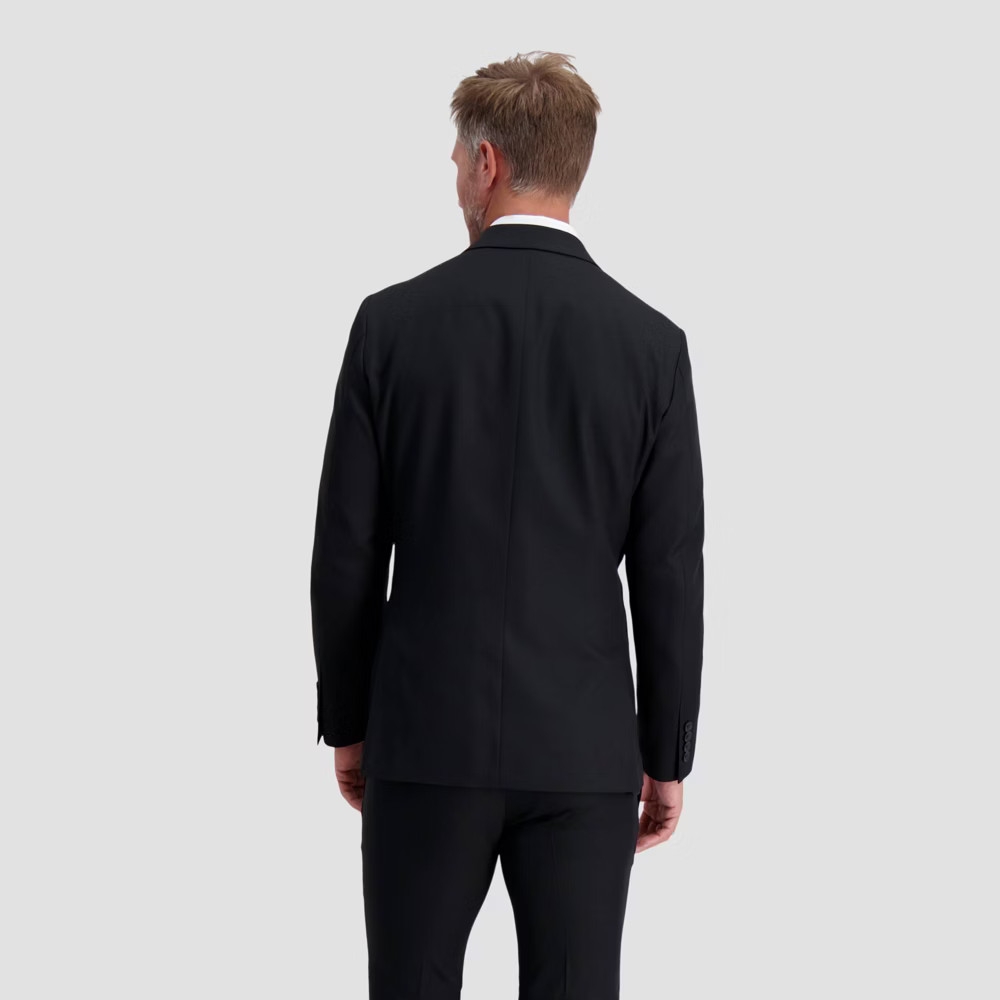 Haggar H26 Men’s Button Up Slim-Fit Suit Jacket Formal Slim Fit