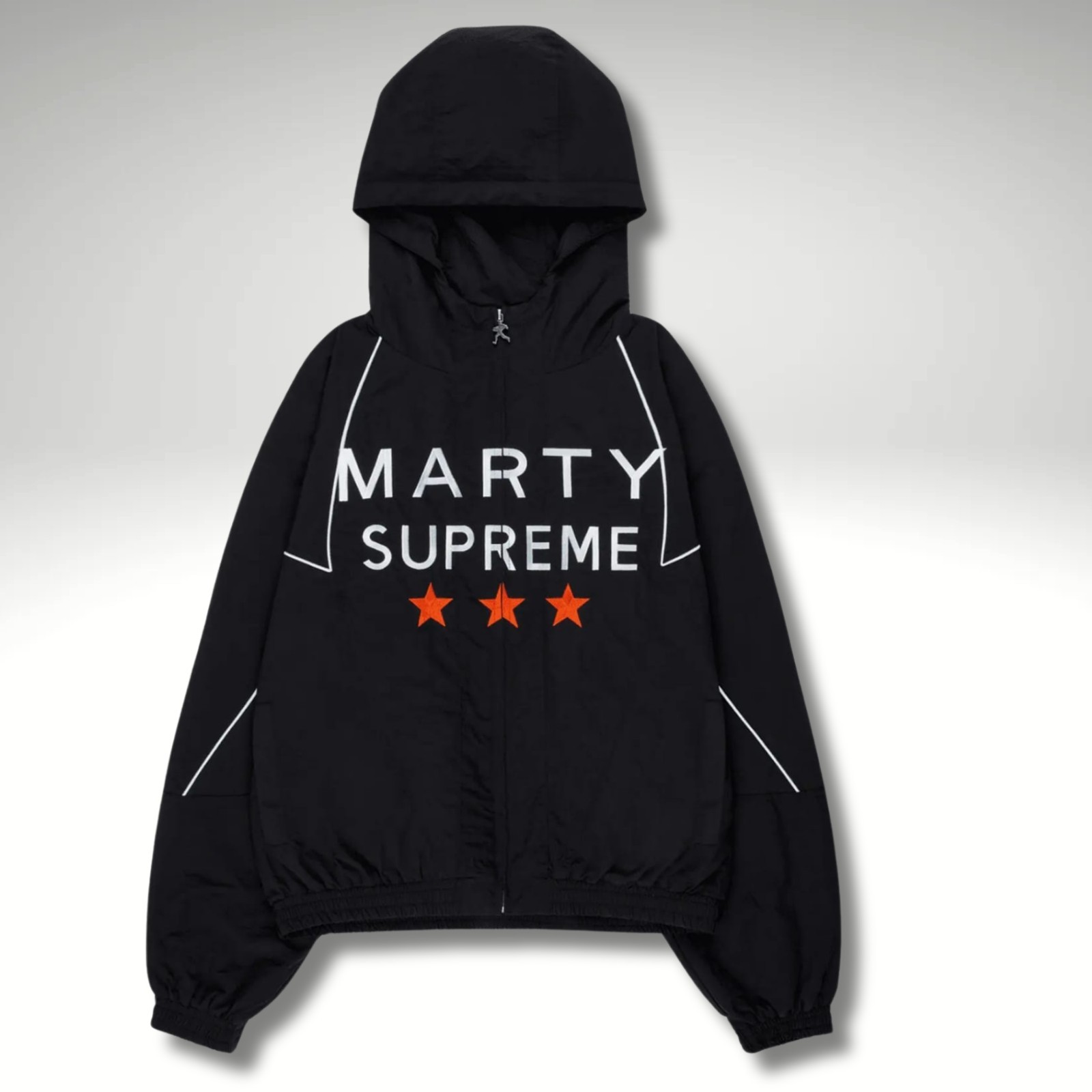 Black Nahmias Marty Supreme Hooded Jacket Available in all Sizes XS-4XL