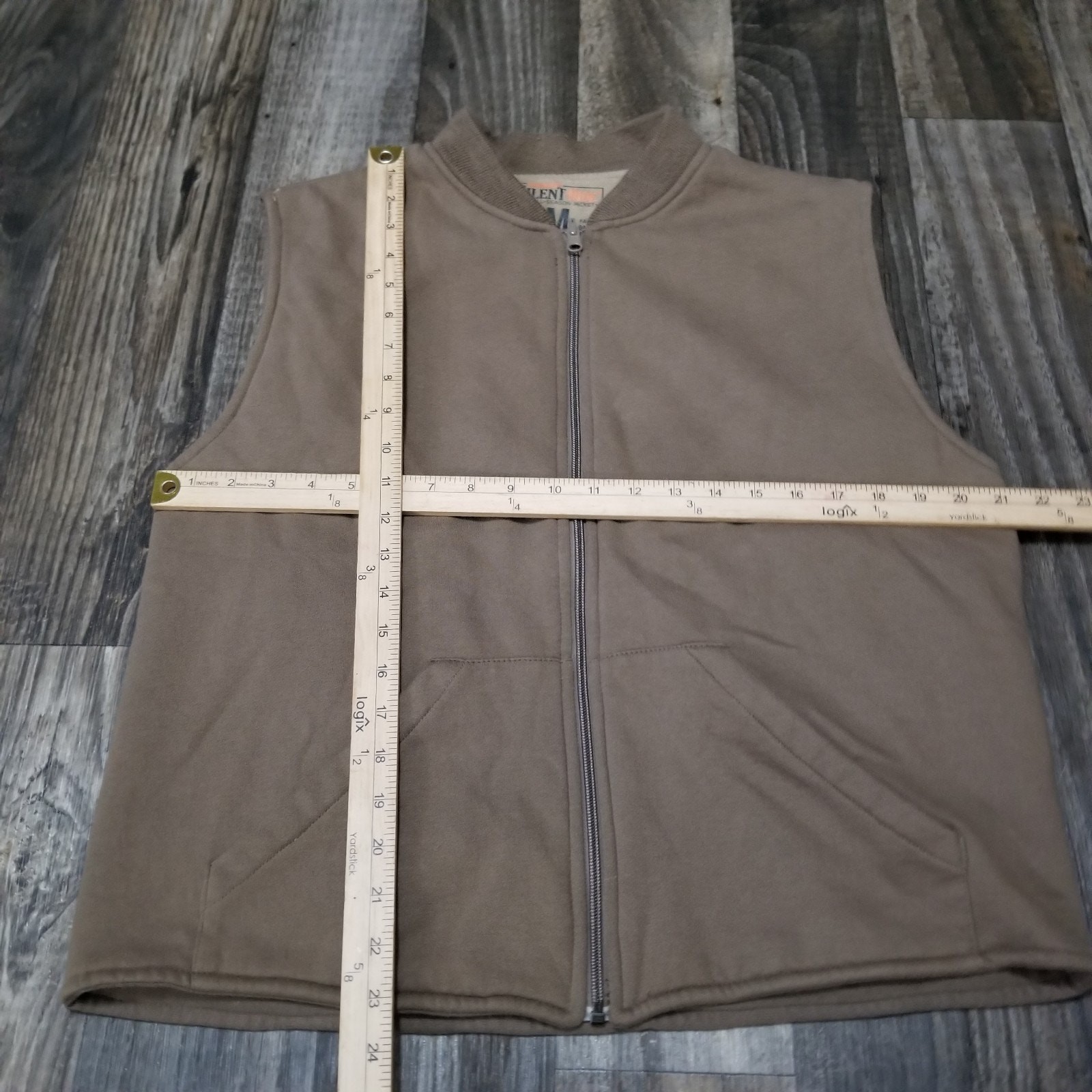 RedHead Silent Hide Vest All Season Brown Full Zip Medium Hunting Reversible