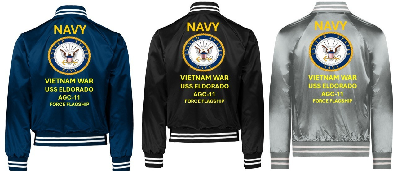 VIETNAM* USNS CORPUS CHRISTI BAY * SI*VINYL*SATIN JACKET*NAVY OFFICIAL LICENSE