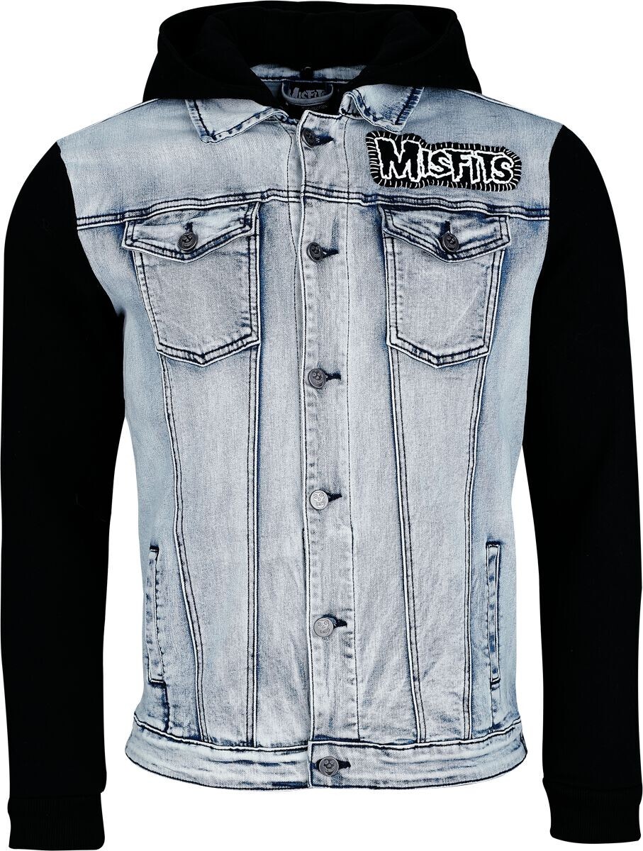 Misfits Denim Jacket Punk Rock Band Jean Jacket Battle Vest Danzig Sid Vicious