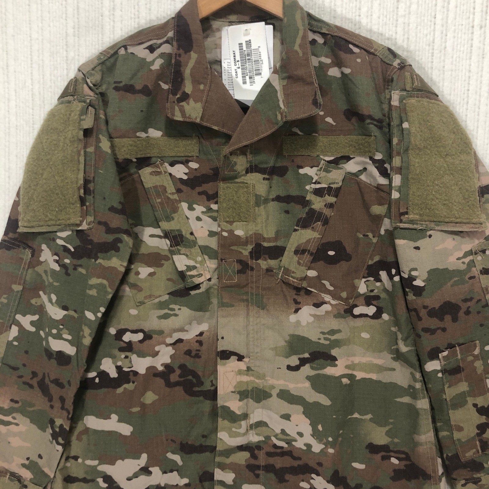 NWT US Military OCP Combat Coat Jacket Short Camo Insect Guard 8415-01-598-9974
