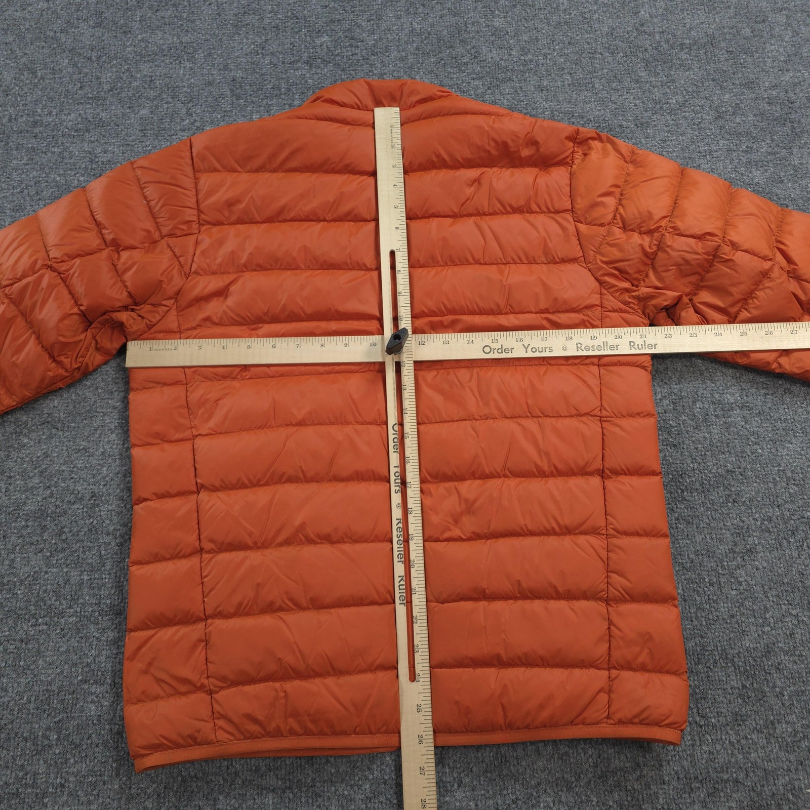 Eddie Bauer Jacket Mens Small Orange Cirruslite Down Puffer Hiking Outdoors
