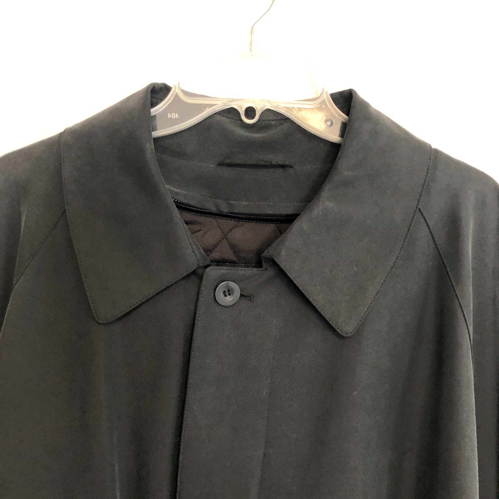 vtg mens Vito Rufolo Long Belted Overcoat Sz 42 Zip Out Wool Liner Uomo Couture