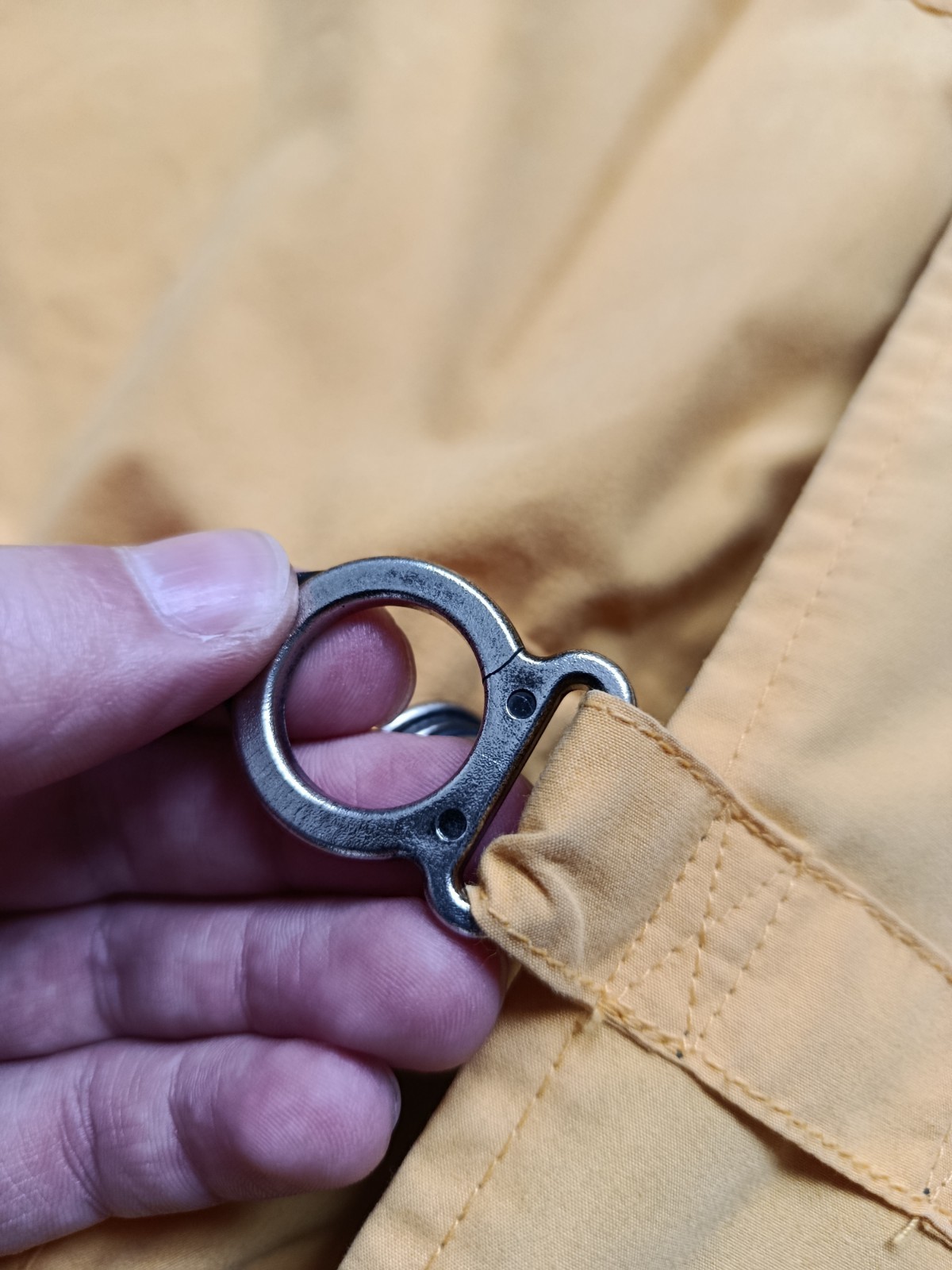 Vintage 90s Yachting Sailing Yellow Clasp Jacket Raincoat Windbreaker Marina S