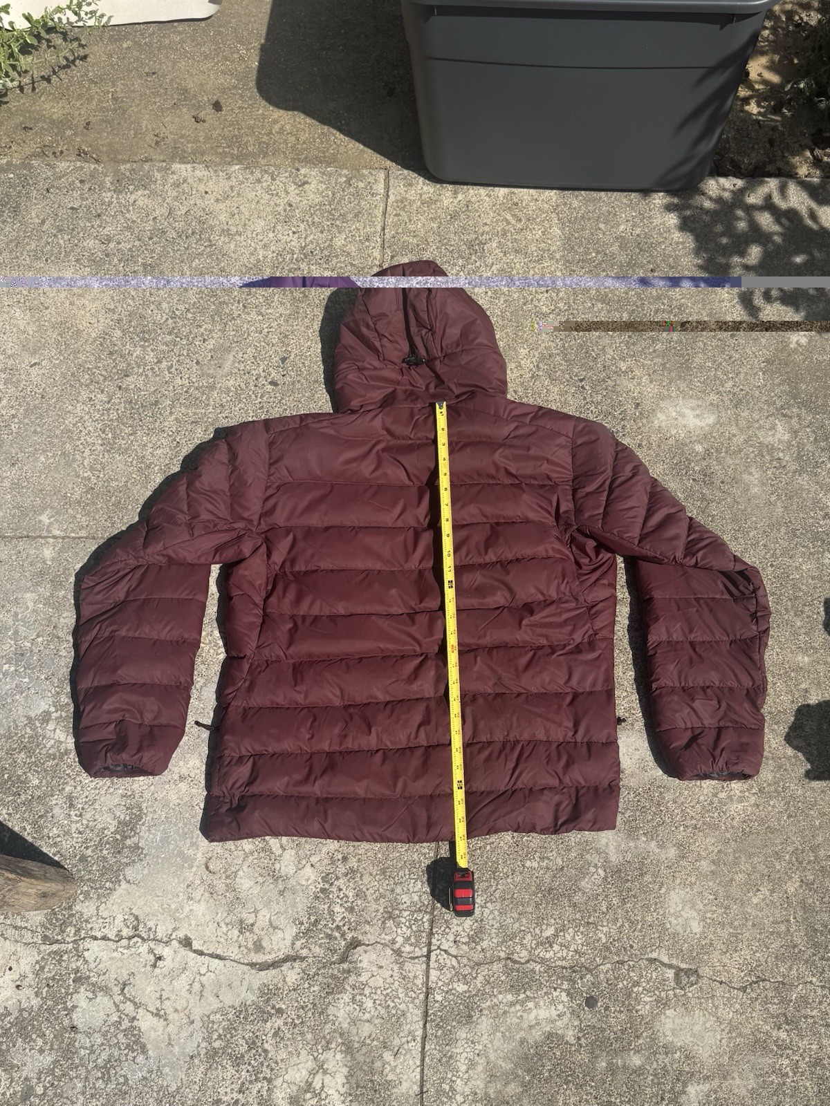 Arc’teryx Men’s Large Red Puffer Jacket with Hood Full Zip Excellent Condition