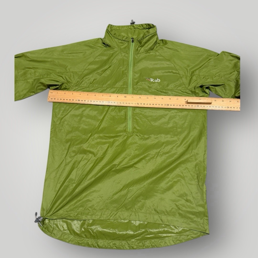 Mens Green Rab Vital Cirrus Pull On 1/2 Zip Lightweight Jacket (Size S) S966