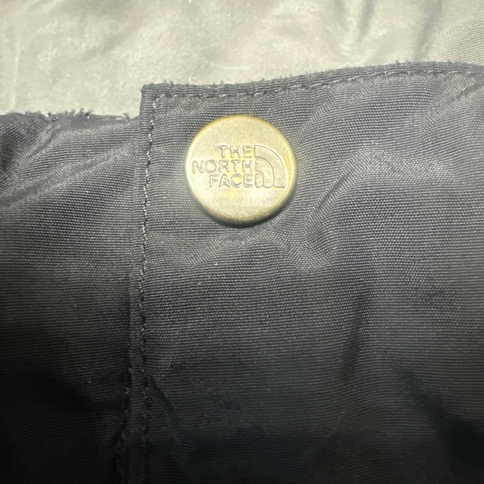 The North Face HyVent Mens Large Gray and Black Jacket Soft Shell Hooded Size L