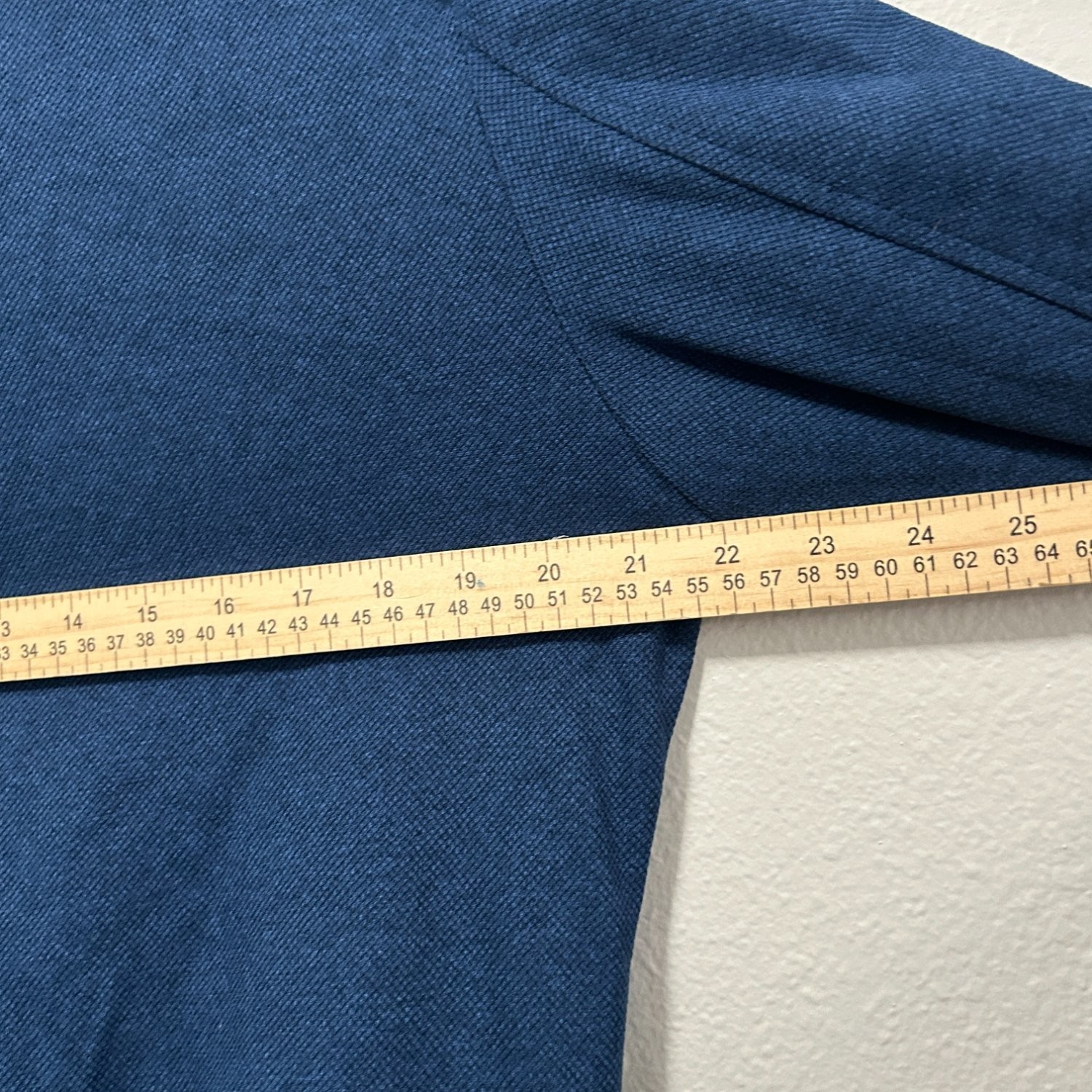Zara Man Bomber Jacket Mens Size M Blue Textured Full Zip Ribbed Trim