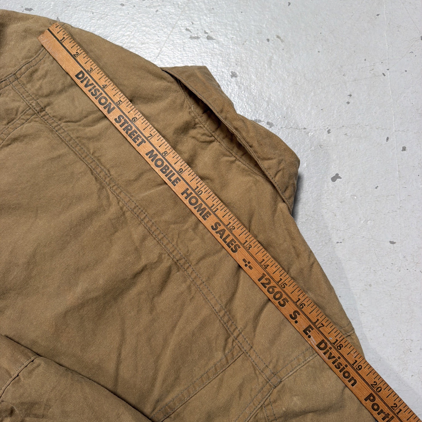 Flint & Tinder Waxed Trucker Work Jacket Lined Made In USA L $328