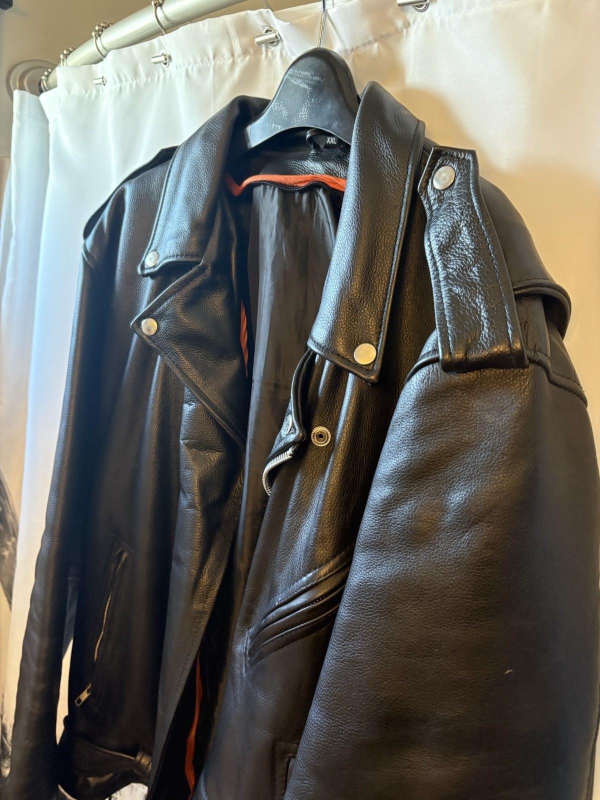 Milwaukee Leathers Jacket Xxl. Lace Up Sides, Black, Zip Liner