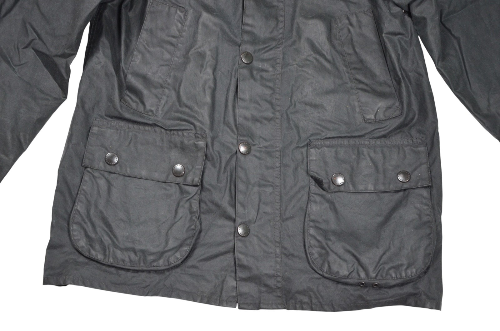Barbour Bedale Jacket Vintage Wax Blue A105 England Classic Size C36/91cm