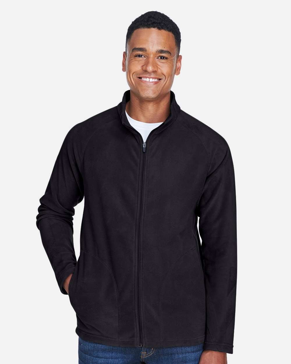 🔥 Team 365 Men Campus Microfleece Zip Jacket side pockets Up To 4XL TT90