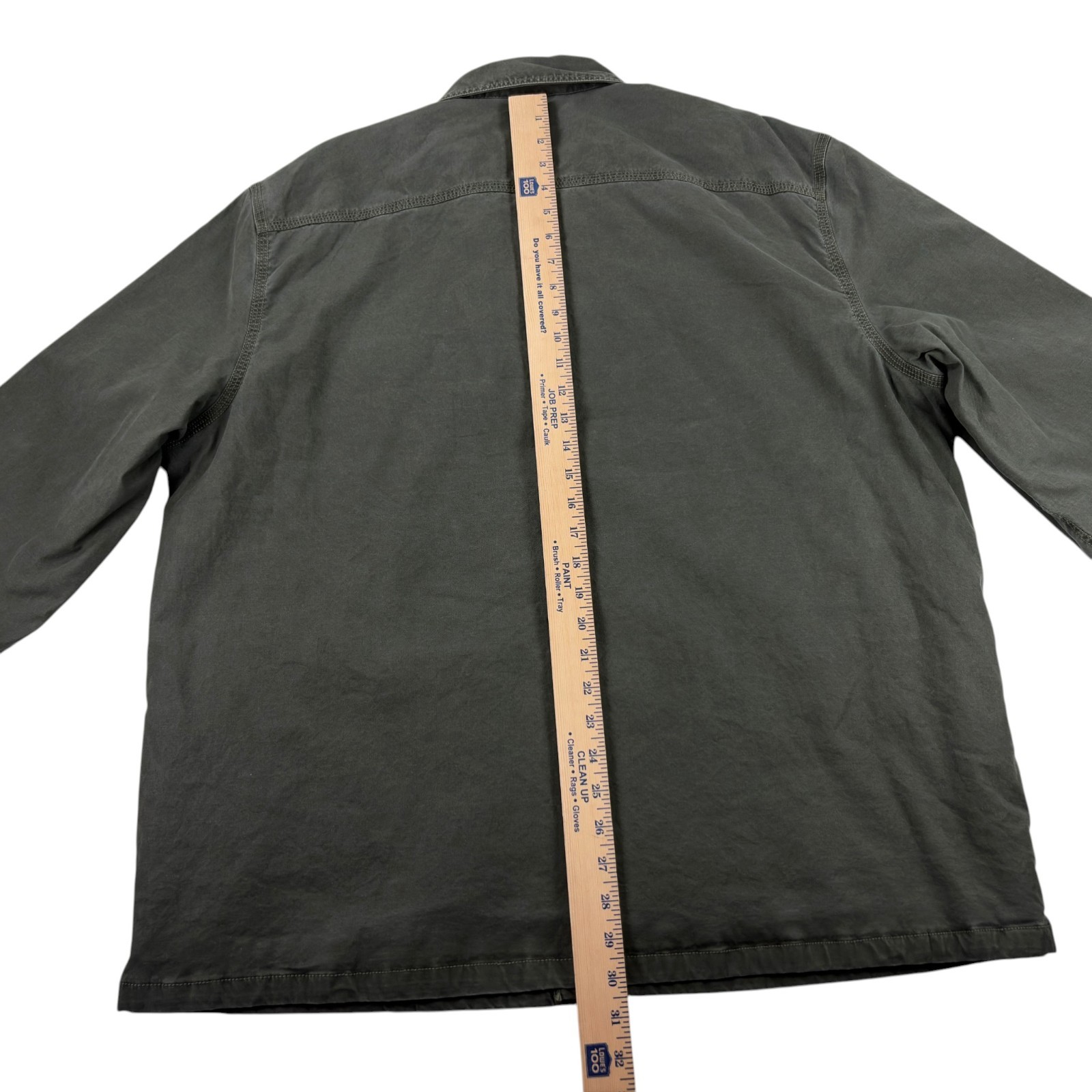 Faherty Lakeside CPO Canvas Jacket Mens XL Insulated Organic Cotton Green $248