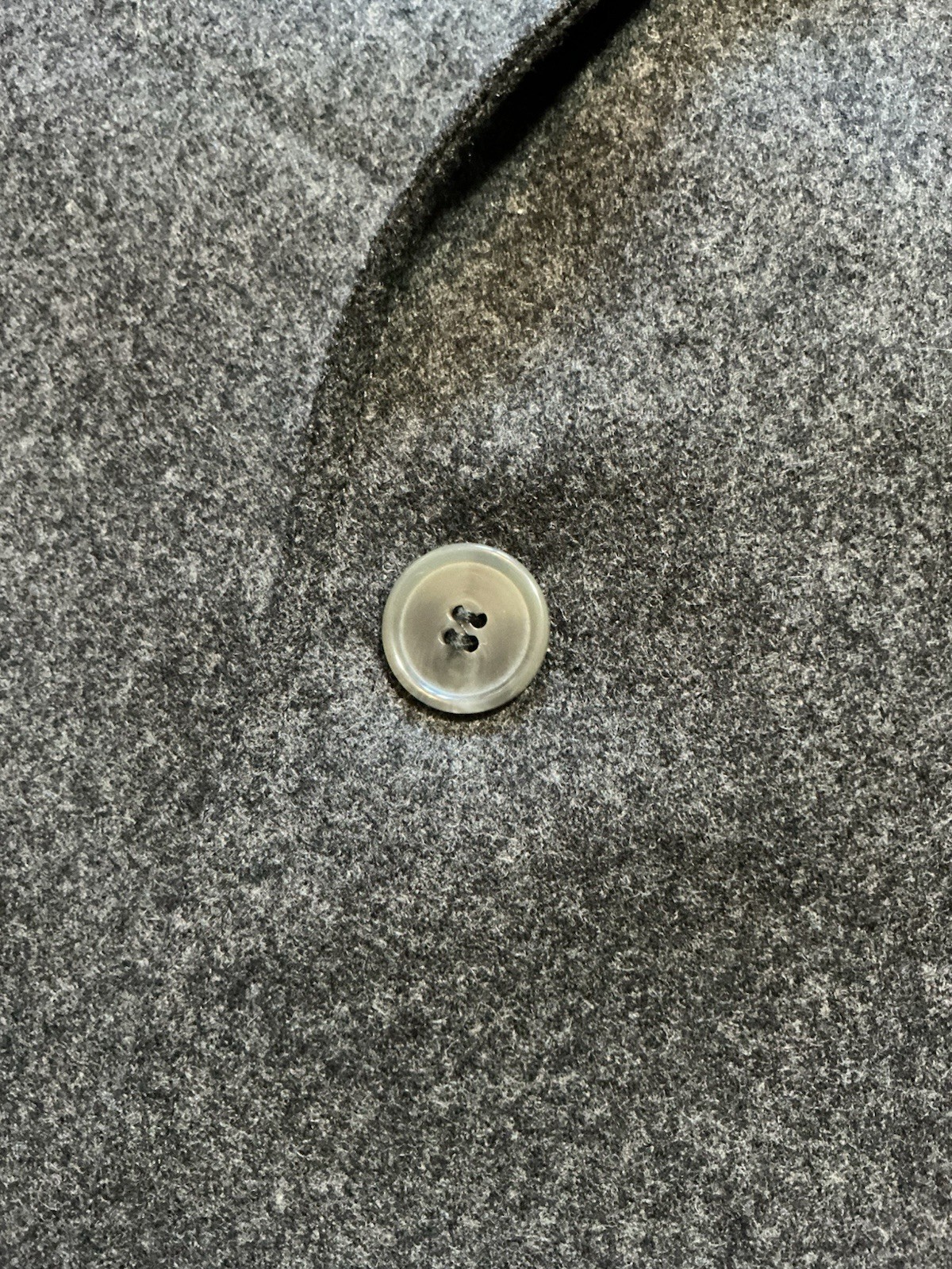 A.P.C. Rue Madame Paris Two Button Charcoal Grey Sportscoat Blazer Jacket Sz. M